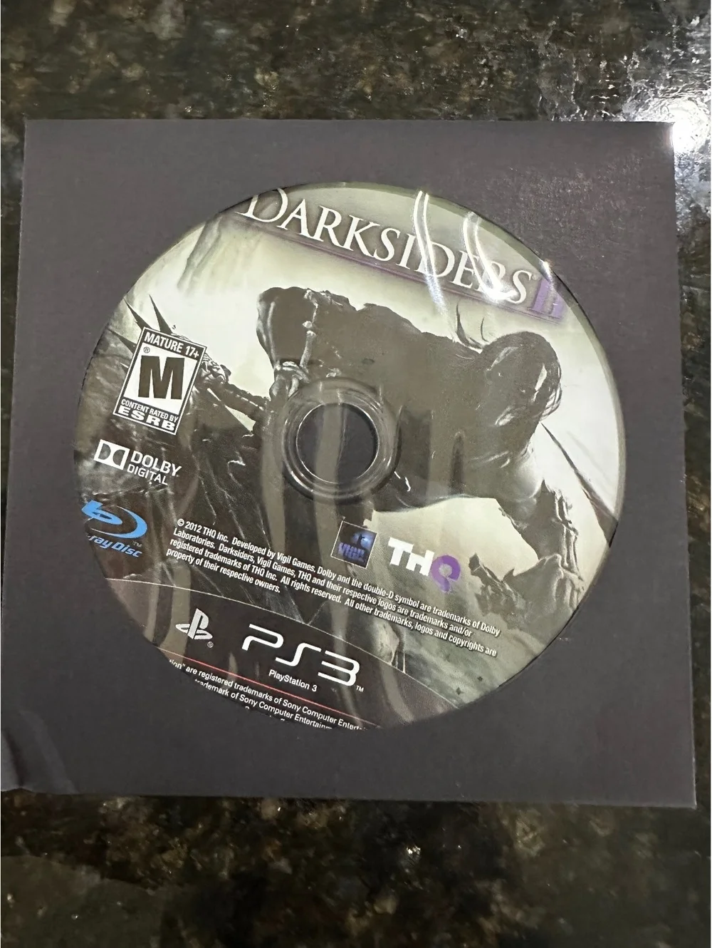 Darksiders II PlayStation 3 Game Disc